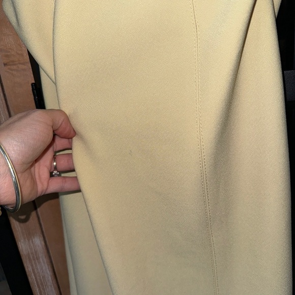 MISHA Alia midi dress halter neck criss cross open back bodycon cutout butter - Picture 10 of 12